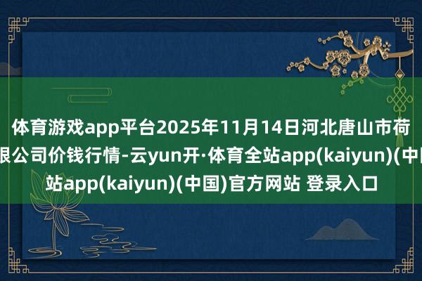 体育游戏app平台2025年11月14日河北唐山市荷花坑商场计较措置有限公司价钱行情-云yun开·体育全站app(kaiyun)(中国)官方网站 登录入口